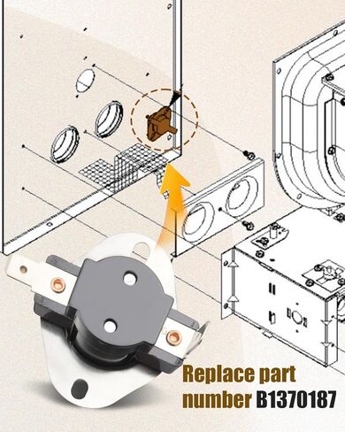 B1370187 L160-30F Limit Switch Temperature Controller Fit for Goodman Furnace in Saudi Arabia