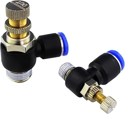 30Pcs SL10-01/SL10-02/SL12-03 Quick Connector Pressure Regulator Throttle Valve Compressor Accessories Air Pneumatic Fitting(SL6-02 30PCS) in Kuwait