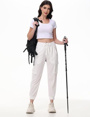 Women's Hiking Cargo Trousers Lightweight Quick-Drying Jogging Bottoms Leisure Outdoor Pants in Saudi Arabia