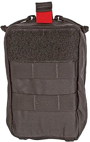 مجموعة أدوات IFAK للإنقاذ من أمريكا الشمالية K-9 (أسود) NAR Emergency MOLLE K9 الإسعافات الأولية للكلاب، والبشر الذين يعانون من عاصبة C-A-T، ومقياس الحرارة البيطري، وأختام الصدر HyFin، والشاش (80-0439) in Kuwait