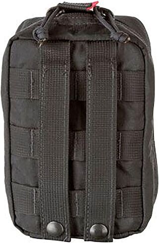 مجموعة أدوات IFAK للإنقاذ من أمريكا الشمالية K-9 (أسود) NAR Emergency MOLLE K9 الإسعافات الأولية للكلاب، والبشر الذين يعانون من عاصبة C-A-T، ومقياس الحرارة البيطري، وأختام الصدر HyFin، والشاش (80-0439) in Kuwait