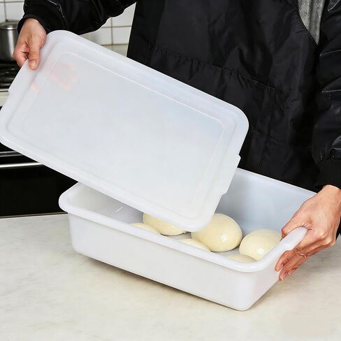 3 Pack Pizza Dough Proofing Box, Pizza Storage Container, Food Storage Containers with Lids, Bread Proofing Box, Stackable Commercial Quality Trays with Covers in Kuwait