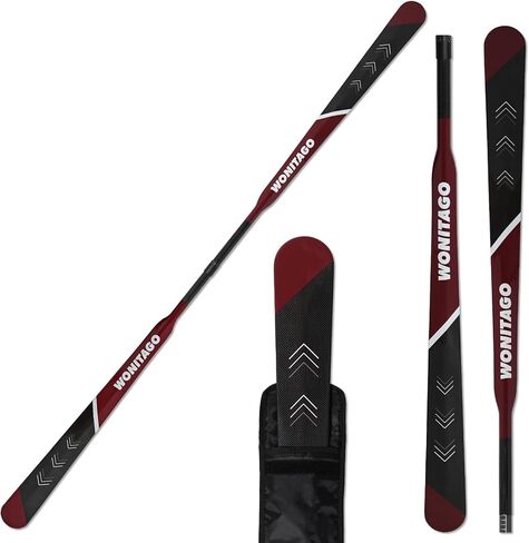 Greenland Paddle Lightweight Full Carbon Fiber with Paddle Bag, Adjustable Greenland Kayak Paddle 86-90" (220-230 cm) in Saudi Arabia