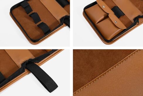 Blood Glucose Monitor Kit, Durable Eco-Friendly PU Leather Diabetic Insulin Supplies Carrying Case, Blood Glucose Meter Storage Organize Bag with Adjustable Capacity and Multi-Pocket Design in Saudi Arabia