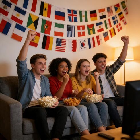 راية علم سلسلة دولية لـ 48 دولة، أعلام قماشية مزدوجة الجوانب بطول 57 قدمًا للمناسبات الرياضية والحانات وديكور الحفلات in Saudi Arabia