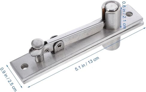 Adjustable Stainless Steel Hidden Pivot Door Hinge 360° Rotation Heavy Duty Revolving Hinge for Wood Doors Interior and Commercial Use in Saudi Arabia