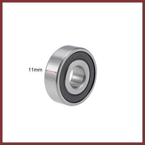 6202-12-2RS كرة أخدود عميقة تحمل 12x35x11 مللي متر مزدوجة مختومة الكروم الصلب Z2 محامل رافعة استبدال أجزاء in Saudi Arabia