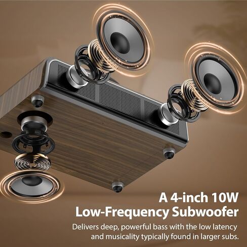 سجل لاعب السجل عالي الدقة مع نظام الصوت المدمج في نظام الصوت 2.1 لقناة للمشغل المحسّن ، مشغل سجل الفينيل مع خرطوشة مغناطيسية BT5.3 تشغيل RCA Out AUX في حزام-درايف 33/45RPM in Kuwait