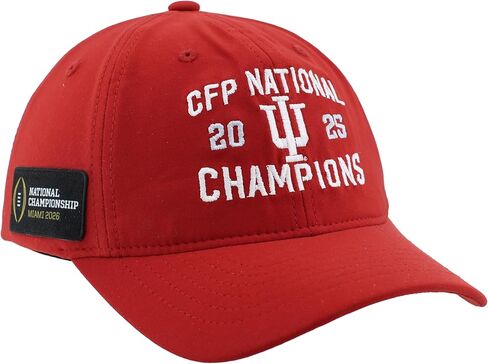 قبعة كرة القدم Indiana Hoosiers National Champs 2025 Dash Team Color مرخصة رسميًا in Saudi Arabia