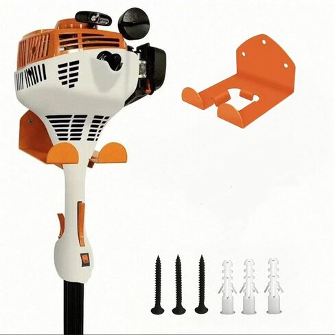 حامل تشذيب على الحائط عالي التحمل متوافق مع ملحقات Stihl Kombi، شماعات منظم لأدوات الطاقة في الحديقة لتشذيب العشب، أداة تشذيب التحوط، جدار المرآب 1 حزمة in Saudi Arabia