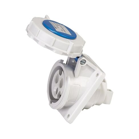 European Standard 3P 16A IP67 Waterproof Oblique Socket SP-1475 Waterproof Concealed Socket in Saudi Arabia