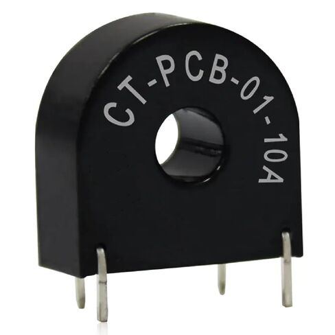 CT-PCB-01-10A محول تيار PCB Mount، 60A Max Current، نسبة 2000:1، دقة الفئة 0.1، 50/60 هرتز، عبء 10 أوم in Kuwait
