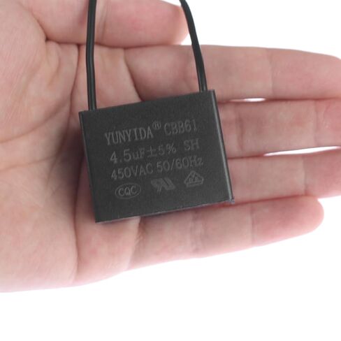 CBB61 Ceiling Fan Capacitor, 4.5uf 450V AC Fan Capacitor 2 Wire 50/60Hz for Electric Generator Pump Motor Starting in Saudi Arabia