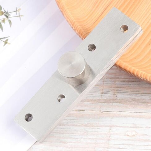 VALICLUD 2pcs 360 Degree Rotation Pivot Door Hinges Small Size Stainless Steel Hidden Heavy Duty Pivot Hinges for Shed Windows and Industrial Doors in Kuwait