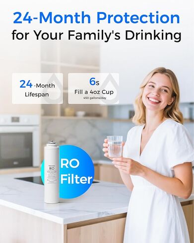 Waterdrop RT-2CFCBMRO Filter, Replacement for Waterdrop T3-M Tankless Reverse Osmosis Water System (𝐂𝐅*𝟐 + 𝐂𝐁𝐌*𝟏 + 𝐑𝐎*𝟏) in Saudi Arabia