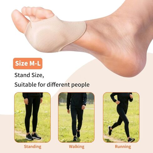 وسائد مشط القدم للنساء من أجل وسائد كرة القدم Plantillas para Zapatos De Mujer، حشوات تقويمية صحية لتخفيف الآلام، واقيات أصابع القدم للرجال، دعامة للقدم، كم ضاغط (M) in Kuwait