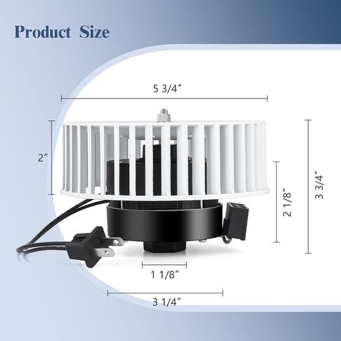 8662 Bathroom Fan Motor Replacement, Bathroom Exhaust Fan Compatible with Nutone 8662N, 8572, 8672, 8672N, 8831, 8832, 8832N, 8833, 8861, MH8861N, Ventilation Fan Motor Quiet Operation in Saudi Arabia