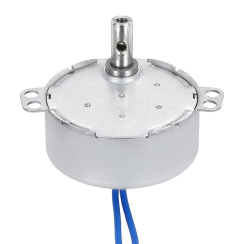 MECCANIXITY Synchronous Motor, AC100-127V 50/60Hz 30-36 RPM CW/CCW 4W Low Speed Slow Rotating Turnable Motor for Electric Fan, Heater, Art Projects in Saudi Arabia