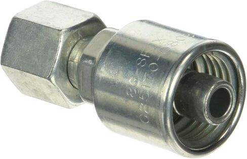 Gates 8G-8FJX (G25170-0808) أنثى JIC 37 تركيب تجعيد هيدروليكي دوار كبير in Saudi Arabia