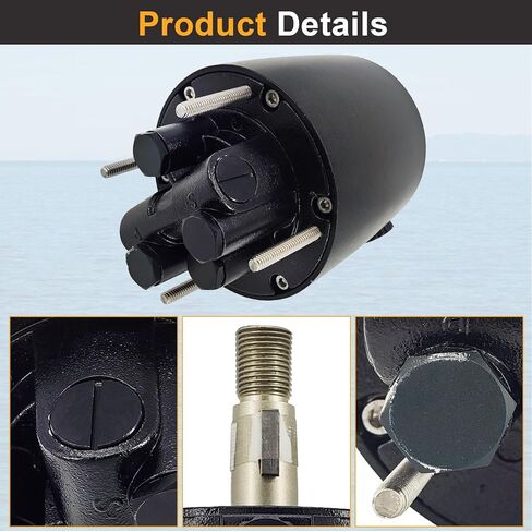 مضخة رأس هيدروليكية بحرية HH5770-3 متوافقة مع قوارب Seastar Pro 2.0 الأمامية المثبتة على القوارب الخارجية بقوة 300 حصان استبدال مضخة رأس التوجيه الهيدروليكية البحرية # ZA0350 in Kuwait