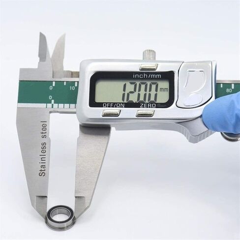 TMP1105 شفة الكرات MF128-2RS الكروم الصلب تحمل MF128RS ABEC-1 المطاط مختومة مصغرة ذات حواف الكرات LF-1280DD 8x12x3.5mm in Saudi Arabia