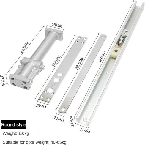 1 Set of Invisible Concealed Automatic Adjustable Door Closer in Saudi Arabia