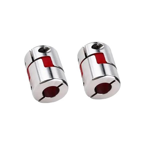 Two-Jaw Coupler D20 L25 Aluminum Plum Flexible Shaft BW Coupling 4/5/6/6.35 8/10mm 1Pcs(6.35-8) in Saudi Arabia