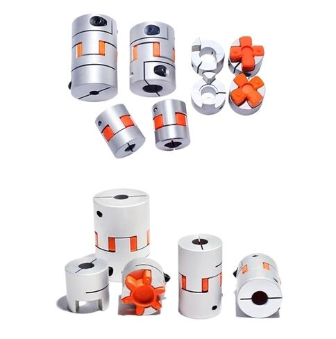 D35L50 Servo Motor Couplers Flexible Star Spider Plum Elastic Shaft Coupling with Dia 8mm to 20mm 1Pcs(12x19) in Saudi Arabia