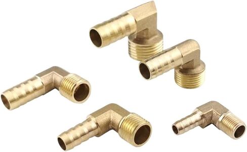 Green Right-Angle Copper Outer Wire Pagoda Joint 1/2/3/4 Points Elbow Hose Leather Pipe 8mm 1Pcs(PagodaPL8-04) in Saudi Arabia
