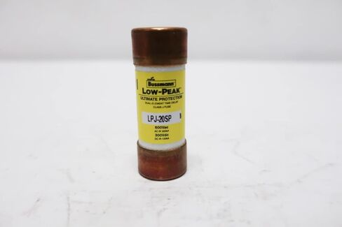 Box of 10 COOPER BUSSMANN LPJ-20SP Low-Peak J 20A AMP 600V-AC Cartridge Fuse in Saudi Arabia
