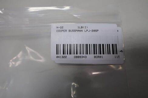Box of 10 COOPER BUSSMANN LPJ-20SP Low-Peak J 20A AMP 600V-AC Cartridge Fuse in Saudi Arabia