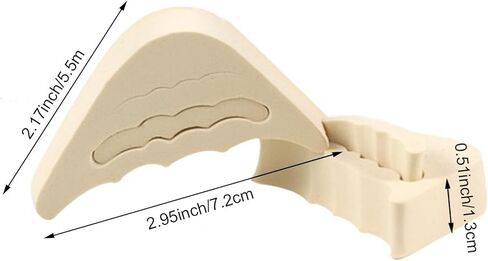 8 Pairs Adjustable Shoe Toe Filler Inserts, Half-Size Toe Pads for Women, Cushion Inserts for Loose Shoes, High Heels, Sneakers & Boots, Black & Beige in Saudi Arabia