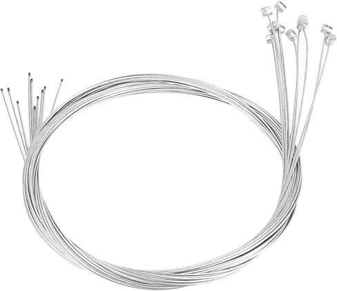 Bike Brake Cable, Steel Material, Zinc End, Easy Install, 2 Meters Length, 10pcs for Road Mountain Disc Bikes with Replacement Accessory in Saudi Arabia