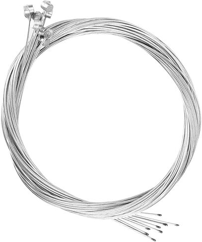 Bike Brake Cable, Steel Material, Zinc End, Easy Install, 2 Meters Length, 10pcs for Road Mountain Disc Bikes with Replacement Accessory in Saudi Arabia