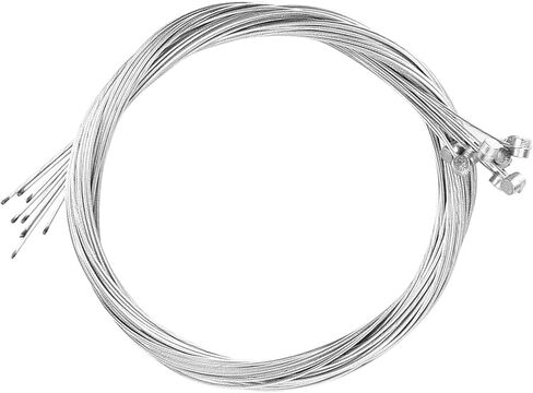 Bike Brake Cable, Steel Material, Zinc End, Easy Install, 2 Meters Length, 10pcs for Road Mountain Disc Bikes with Replacement Accessory in Saudi Arabia