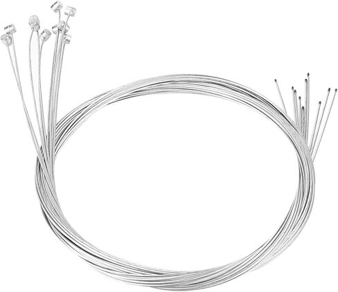 Bike Brake Cable, Steel Material, Zinc End, Easy Install, 2 Meters Length, 10pcs for Road Mountain Disc Bikes with Replacement Accessory in Saudi Arabia
