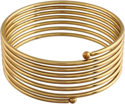أساور I Jewels الهندية لحفلات الزفاف بوليوود سبرينغ كادا للنساء in Saudi Arabia