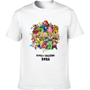 تي شيرت 2026 Super Game Movies Mario Galaxy للرجال والنساء والأطفال in Kuwait