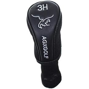 أغطية رأس طويلة الرقبة. اختر السائق أو Fairway Woods أو الهجين أو المجموعات: يناسب جميع العلامات التجارية لليد اليسرى أو اليمنى. أسود مع تطريز أبيض؛ حافظ على نوادي الجولف الخاصة بك آمنة in Kuwait