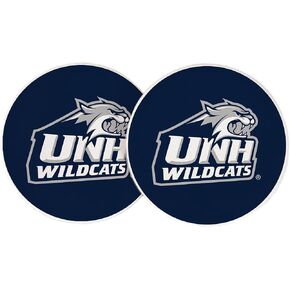 قاعدة أكواب السيارة من ديزيرت كاكتوس أوف نيو هامبشاير، UNH Wildcats ماصة من الحجر الرملي، مجموعة من 2 (تصميم أ) in Kuwait