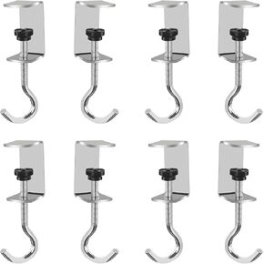 8 قطع من خطافات الطاولة القابلة للتعديل من دلفينوس لحقائب التعليق، لخطافات الظهر المعدنية شديدة التحمل للطاولة والمكتب in Kuwait