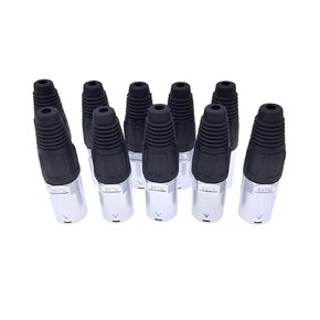 10 قطع 8p8c RJ45 صافي موصل العمل IP65 D لوحة مقابس إيثرنت (10xsilvery) in Kuwait