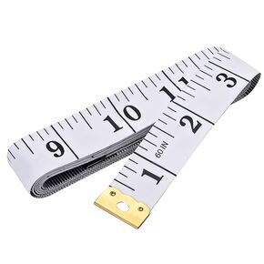 Soft Tape Measure Dual Scale Standard & Metric Measurements Tape Scale Body Measuring Tape for Weight Loss Tailor Craft Ruler 60 Inches (White) in Kuwait