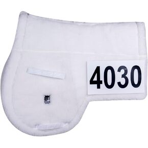 وسادة سرج الحصان من Dura-Tech E-Z View Wither Relief Pin-On Style | تصميم الإغاثة يذبل | صوف صناعي مضاد للحساسية | قاعدة غير قابلة للانزلاق | عرض رقم سهل | إدراج جل متوافق in Kuwait