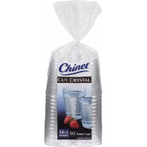 Chinet Cut Crystal 14 Oz 60 Count in Saudi Arabia