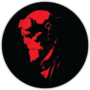 HELLBOY LOGO sticker decal 4" x 4" in Kuwait