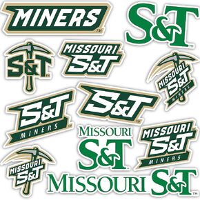 Desert Cactus Missouri University of Science & Tech Sticker MO S&T Miners Vinyl Decals Laptop Water Bottle Car Scrapbook Sheet (Type 2) in Kuwait