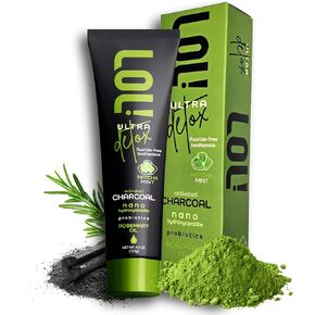 LOL Whitening Glow Coco-Mint Toothpaste Whitening with Pap +, Nano Hydroxyapatite Toothpaste Sensitive Teeth, Coconut Oil for Teeth, Probiotics & Xylitol, Fluoride Free, Tooth Paste, Pasta Dental in Kuwait