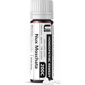 Nux Moschata 30C Homeopathic Remedy, 270 Pellets in Kuwait