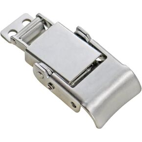 304 Stainless Steel Buckle Lock Type Flat Buckle Lock Flat Spring Press Lock Buckle 1Pcs in Kuwait